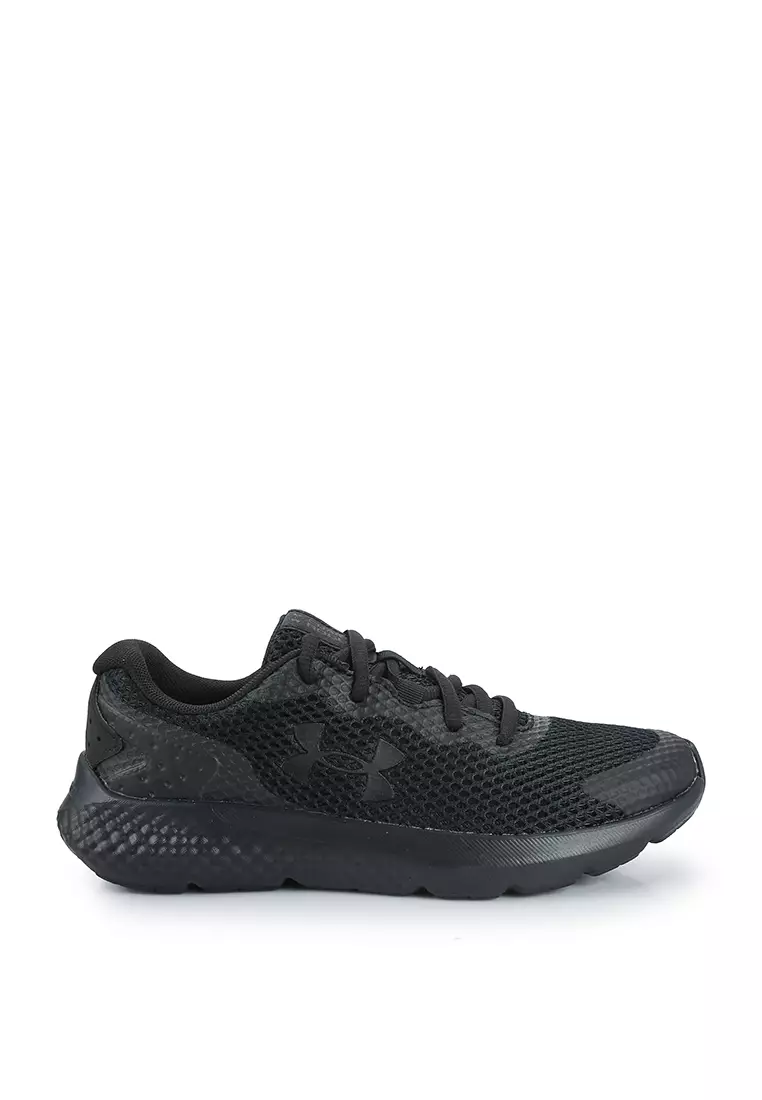 Buy Under Armour Boys' Grade School Charged Rogue 3 Running Shoes in  Black/Black/Black 2024 Online