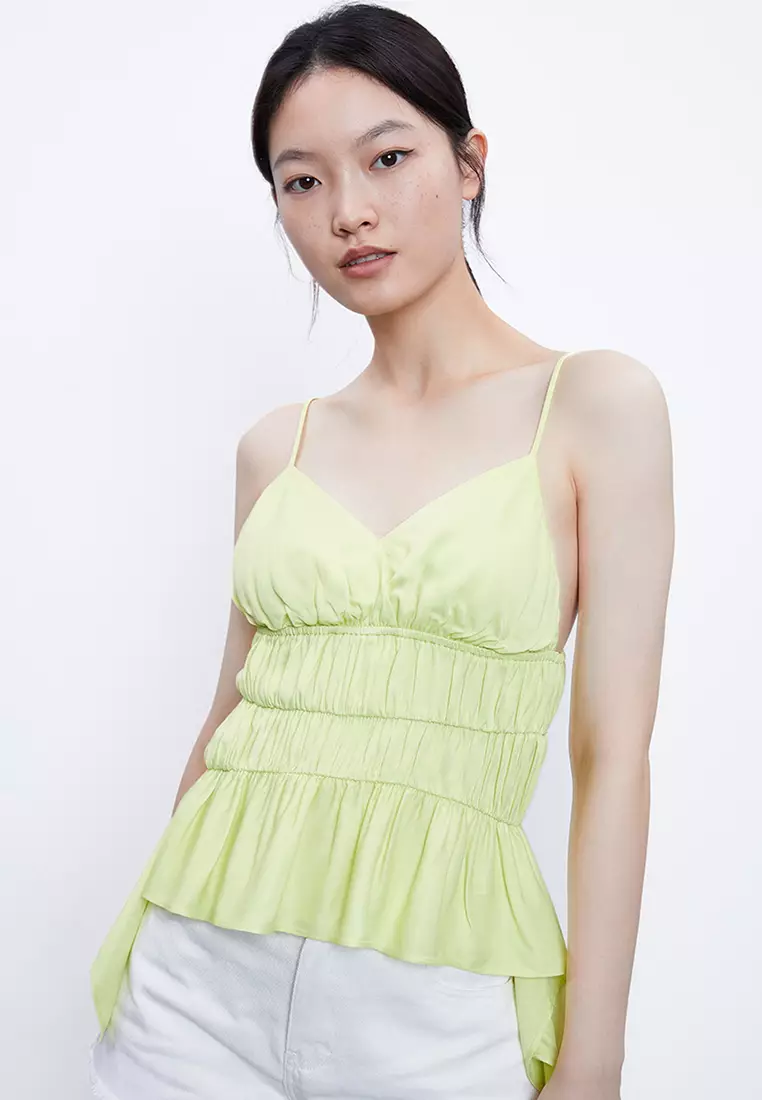 Buy Urban Revivo Ruched Cami Top 2024 Online Zalora Philippines 4571