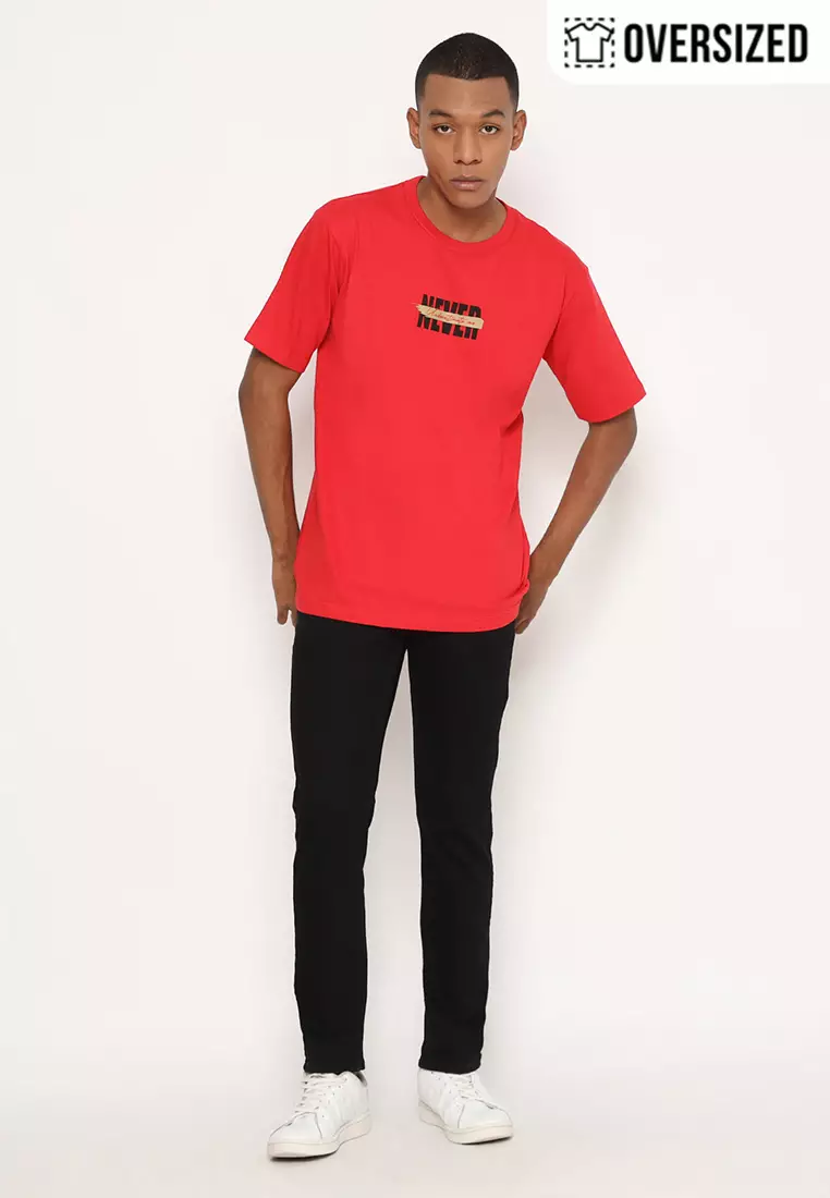 RBJ T-Shirt Cotton Oversized Pria 2079230311