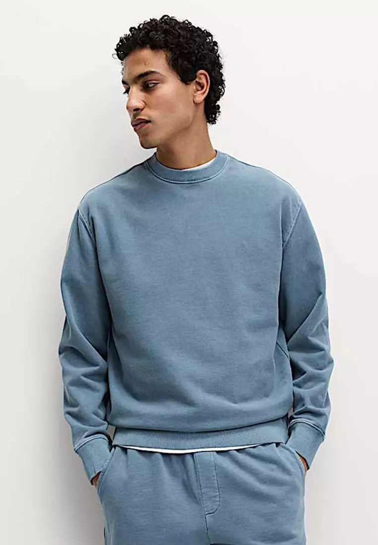 Pure Cotton Garment Dye Sweatshirt