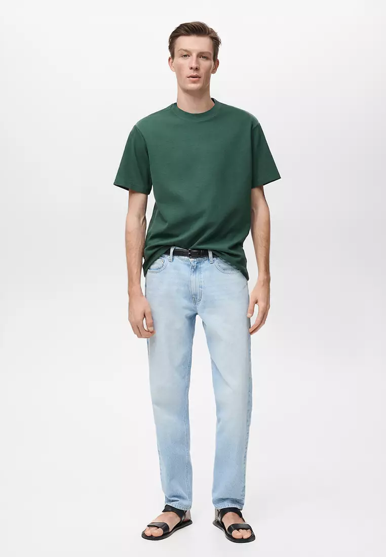 Regular-Fit Textured T-Shirt