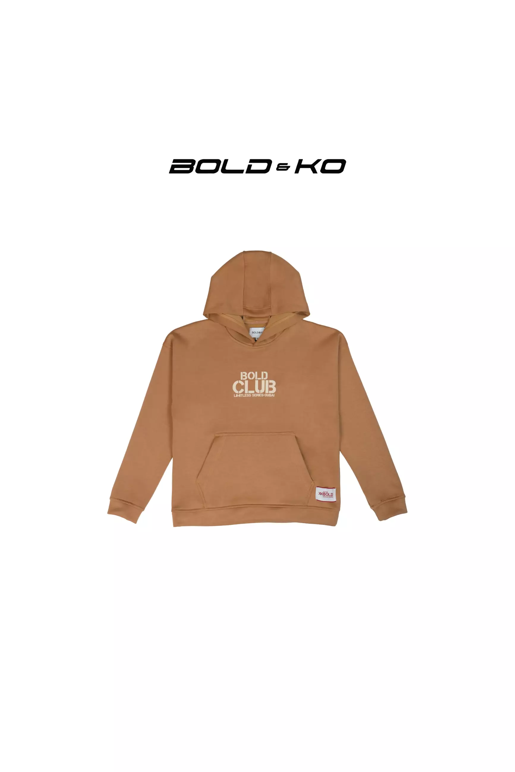 BOLD&KO Bk Limitless Loose Fit Track Suit for kids Brown