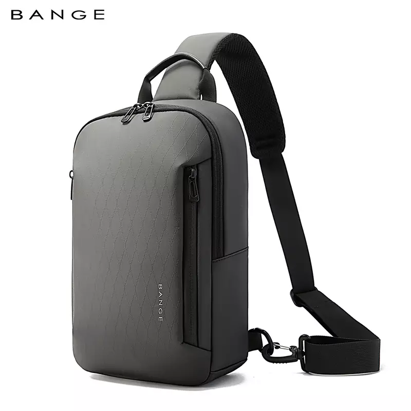 BANGE BG3077 Tas Selempang Pria Waist Bag Pria Sling Bag Pria- Grey