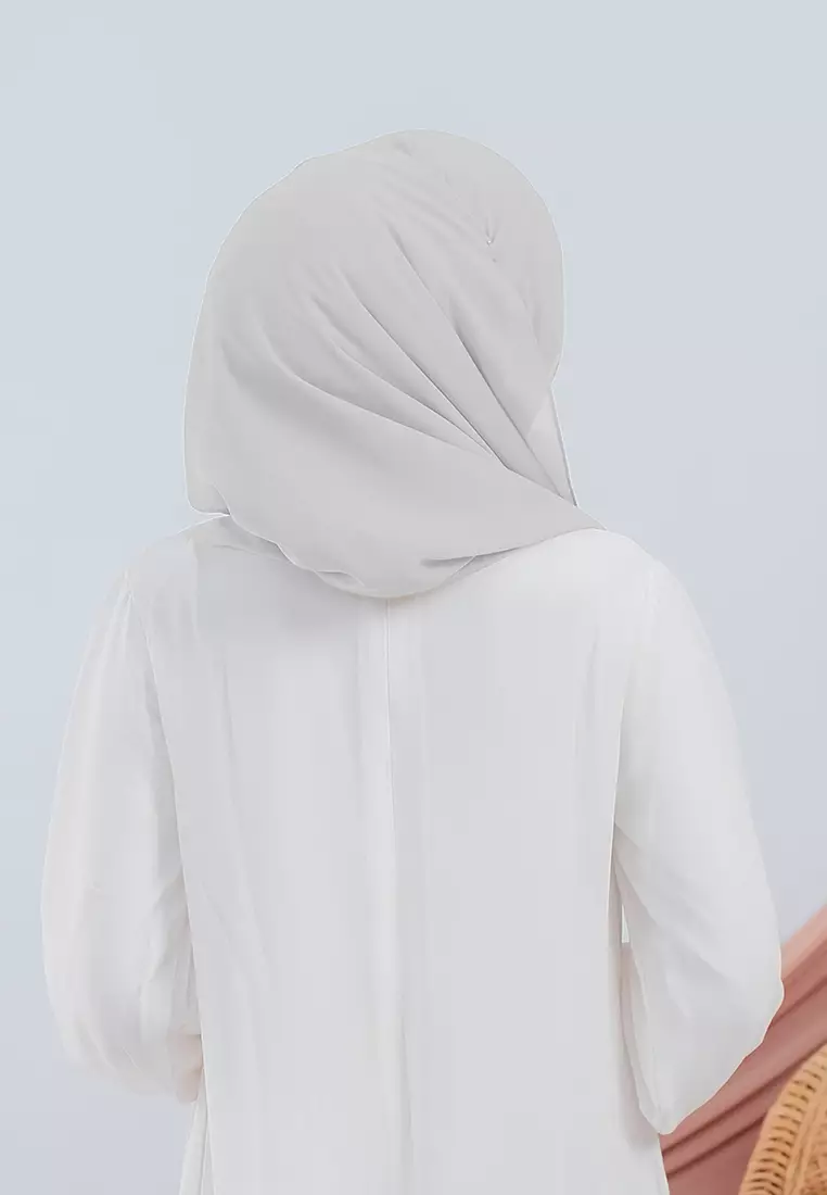 HIJAB INSTAN SABIYA - SILVER GREY