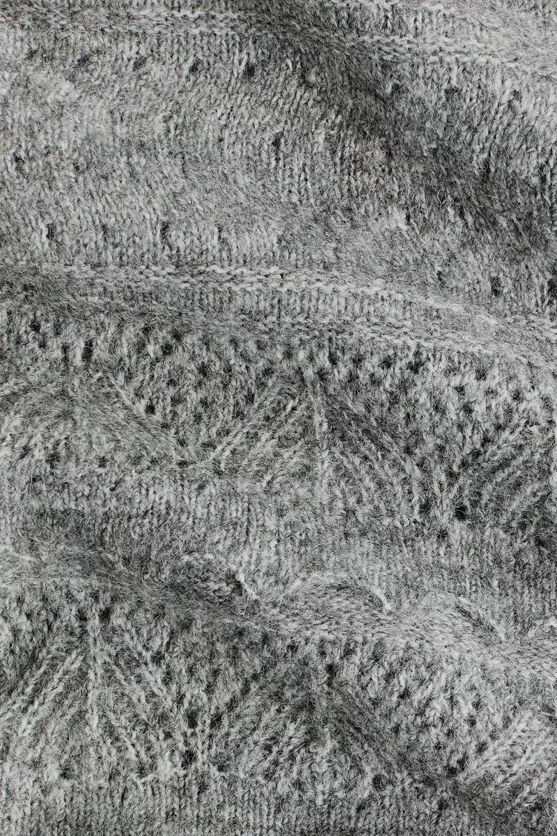 Pointelle-knit cardigan
