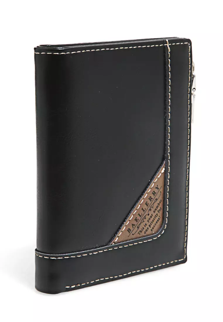 Dompet Lipat Pria Wanita Model Pendek Many Slot Material Leather ORIGINAL