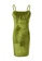 London Rag green Velvet Mini Bodycon Dress in Green 09942AAE16DB50GS_7