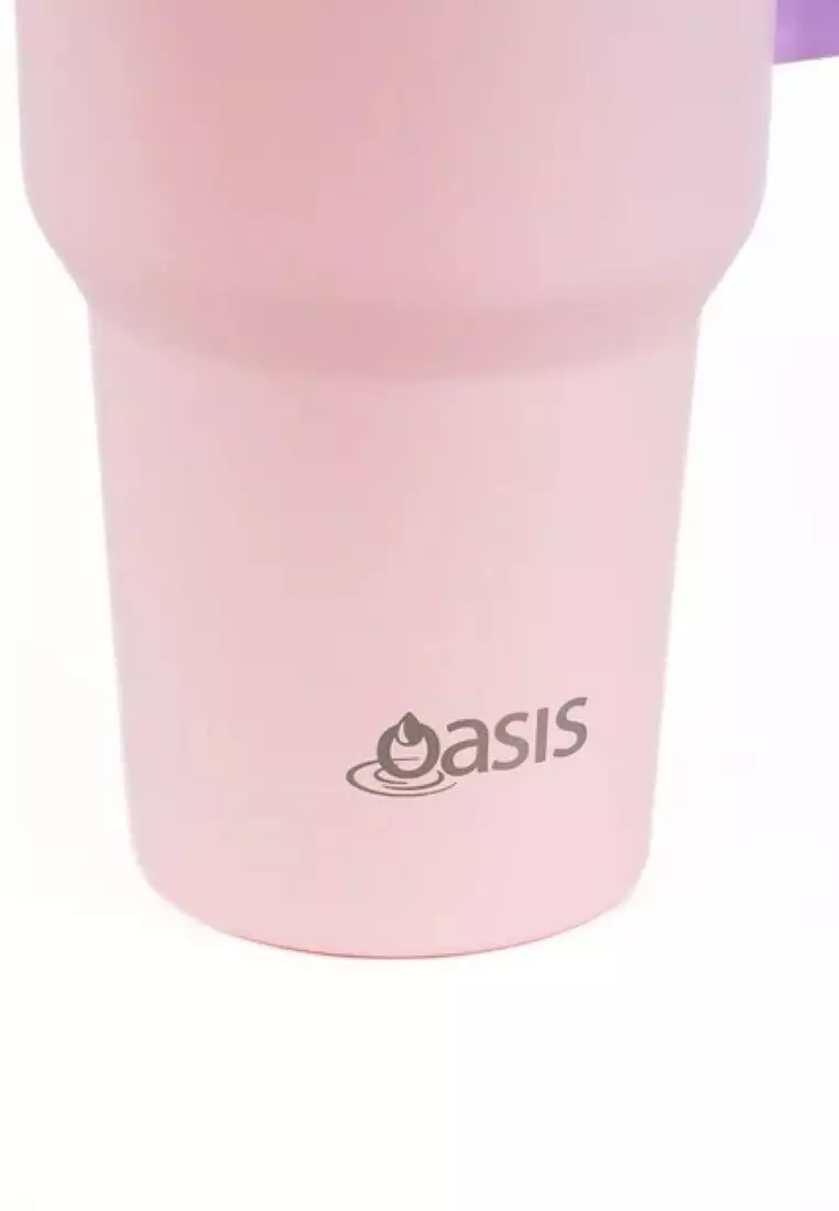 Oasis Stainless Steel Insulated Commuter Travel Tumbler 1.2L - Pink Guava