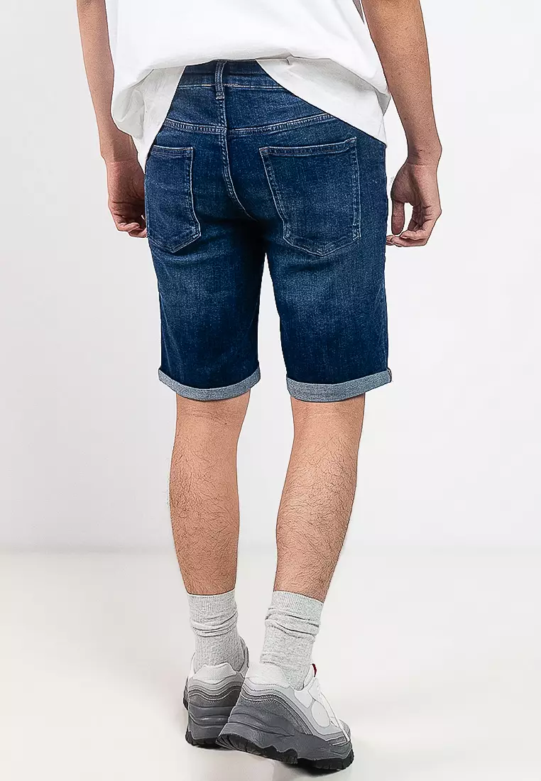 Slim Denim Shorts
