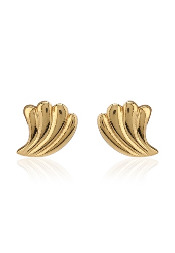 estele gold Estele Gold Plated Fancy Stud Earrings for Women 148DEAC3F16C69GS_1