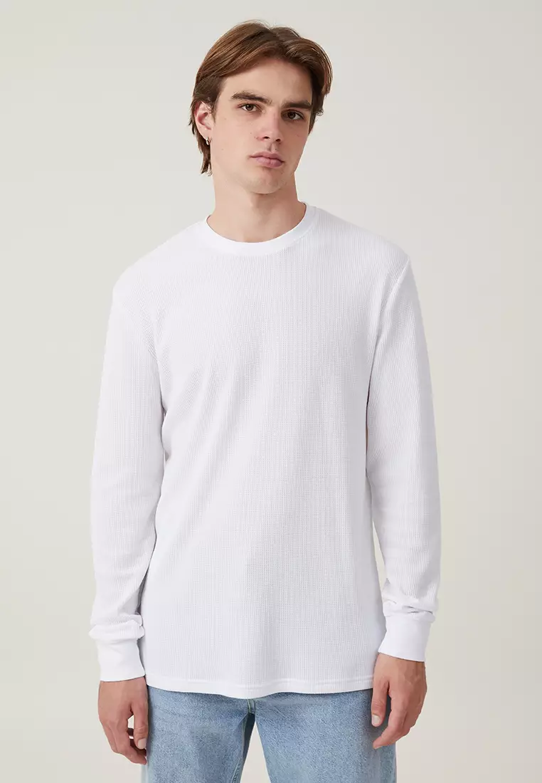 Buy Cotton On Waffle Long Sleeves T-Shirt Online