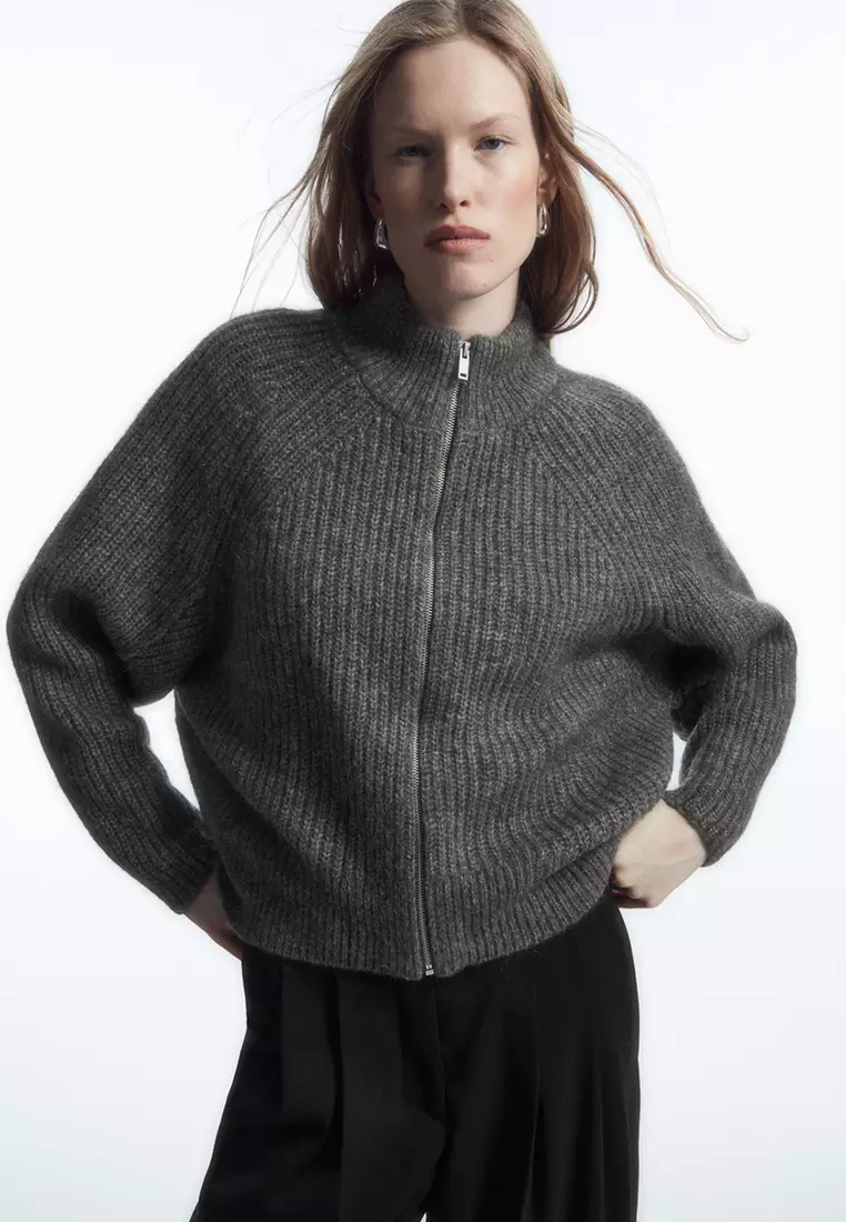 COS ALPACA-WOOL OVERSIZED CARDIGAN