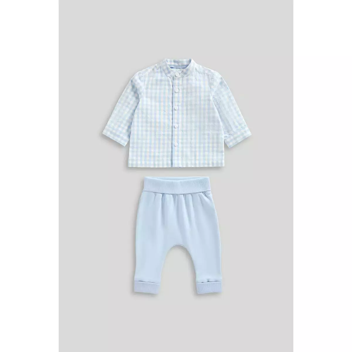 Mothercare My First Shirt and Jogger Outfit Set - Set Baju Bayi Laki-laki (Biru)