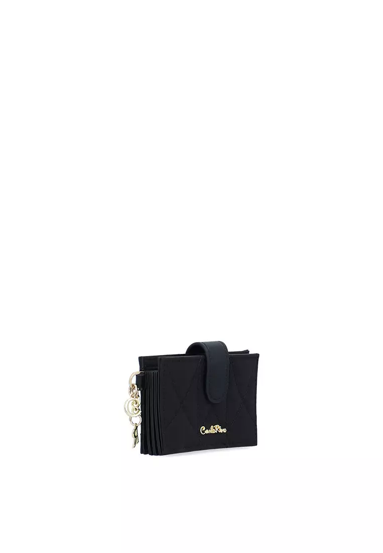 Celeste Noir Card Holder - Black