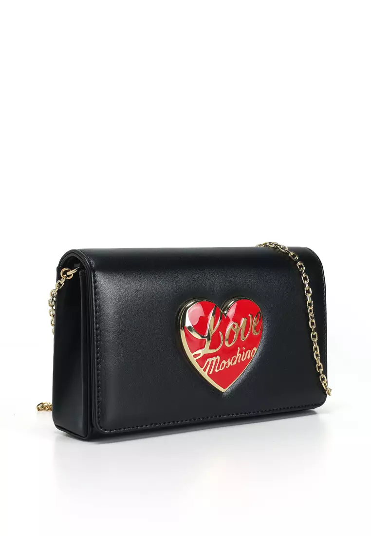 愛心鏈條斜孭袋 (nt)