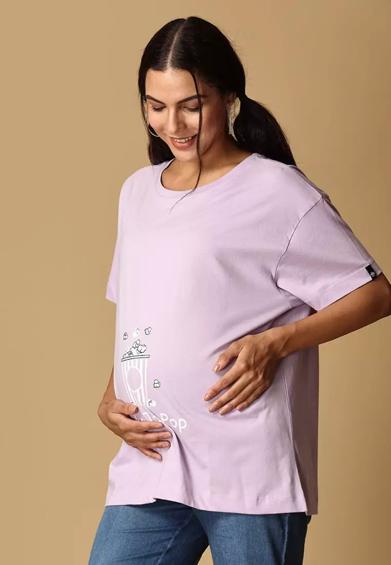 Ready To Pop Oversized Mumma T-shirt