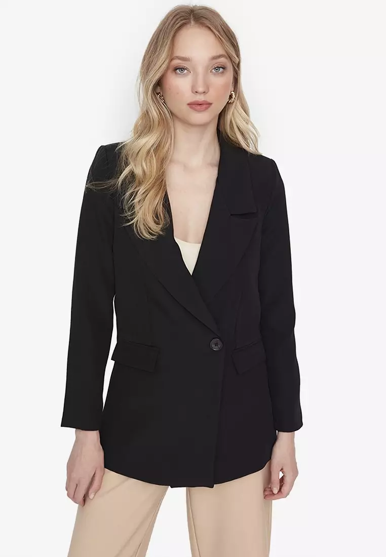 Trendyol Relaxed Fit Blazer 2024 | Buy Trendyol Online | ZALORA Hong Kong