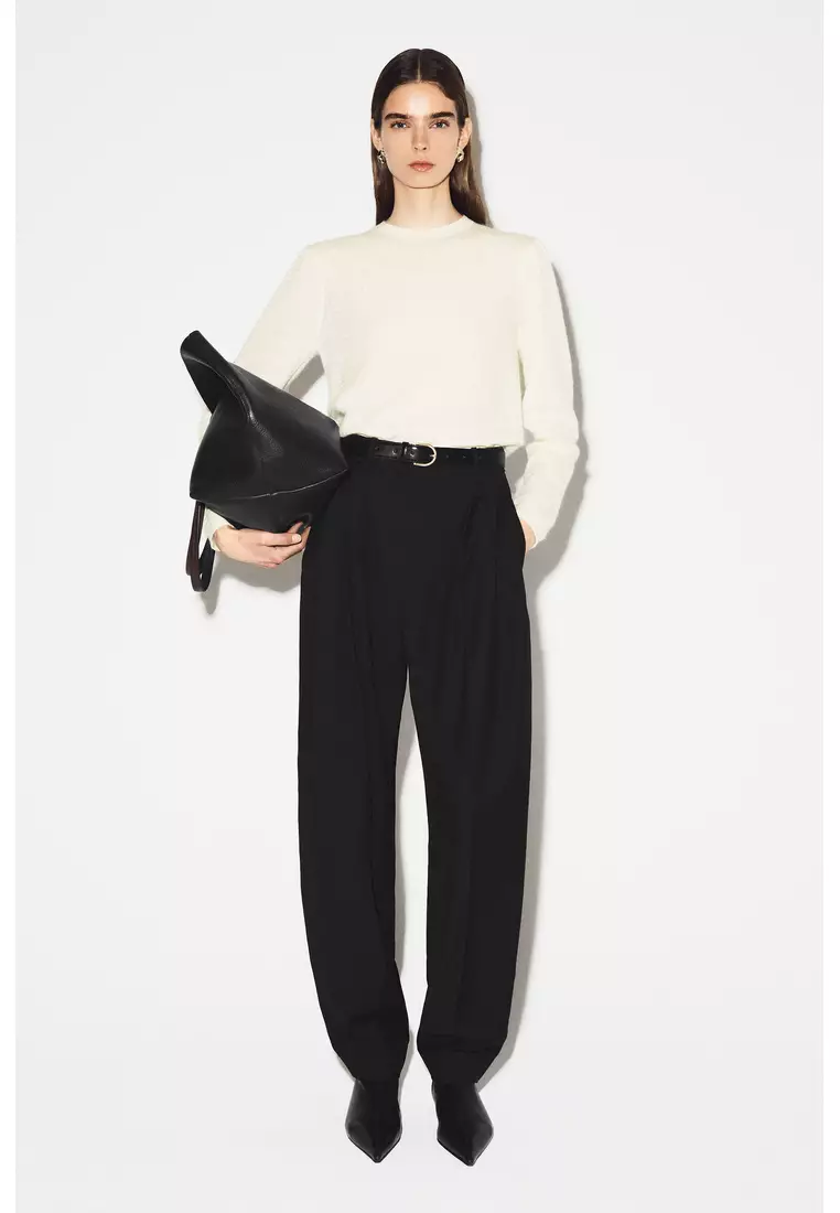 ZIGZAG-KNIT MOHAIR-BLEND JUMPER