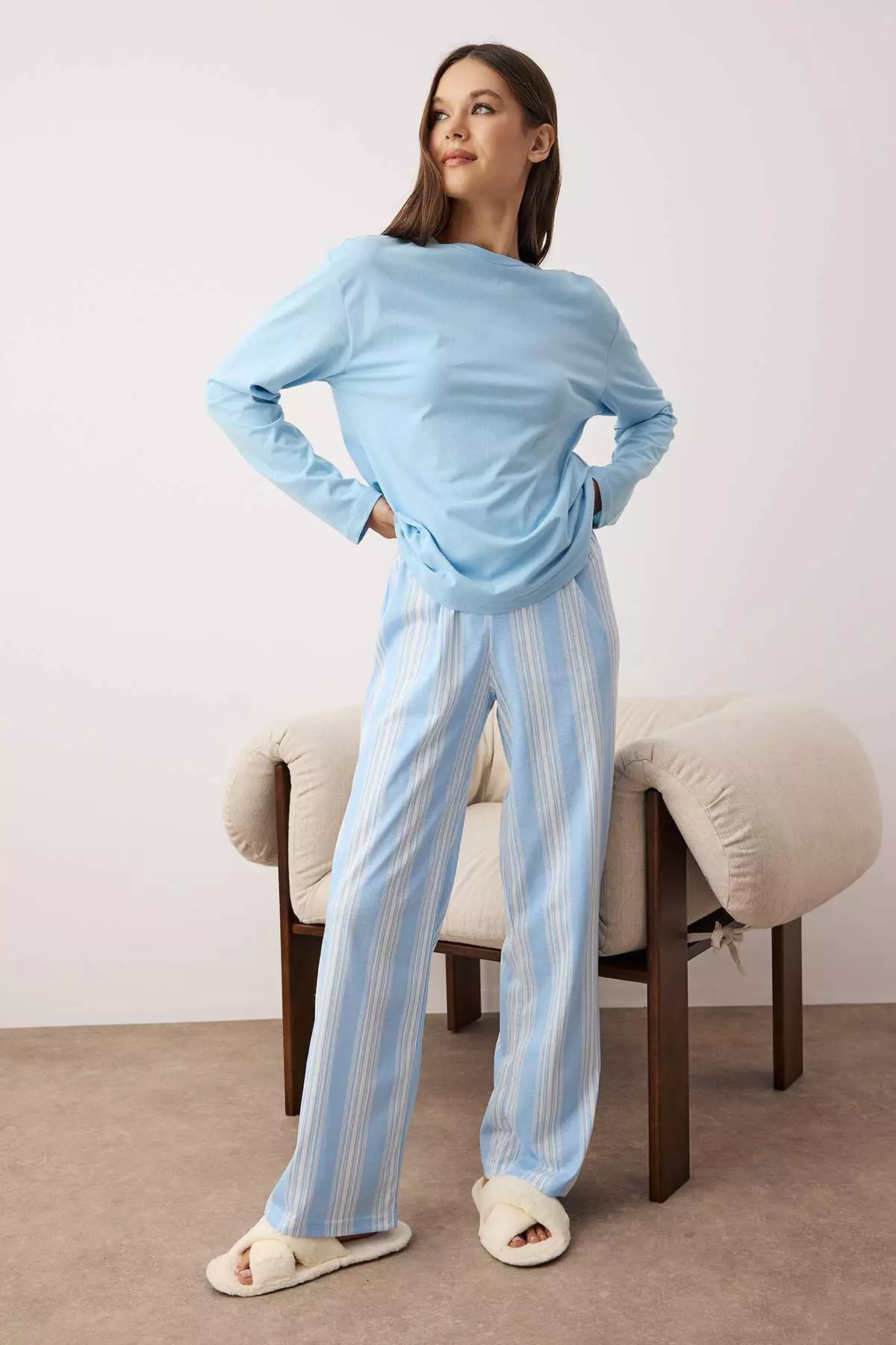 Cotton Stripe Pyjama Set