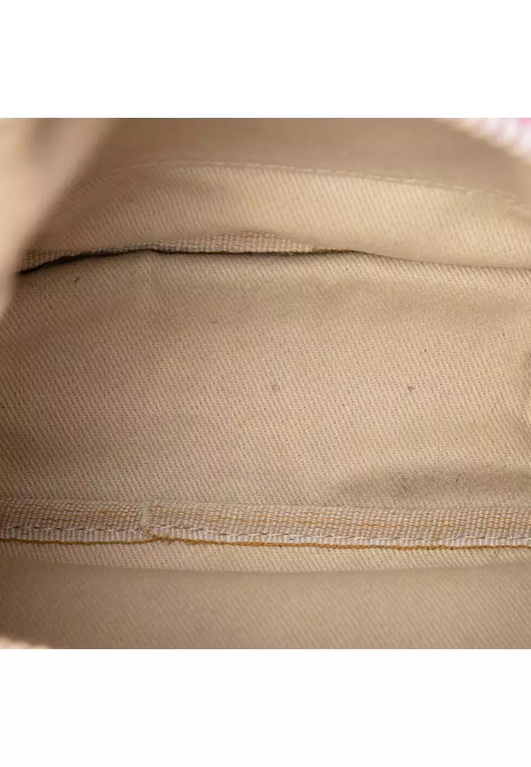 Pre-Loved Chanel Cc Jersey And Lambskin Scale Camera Bag