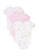Milliot & Co. pink Gaurvi Newborn Bodysuits 3-Pack 82655KA19E23A7GS_2