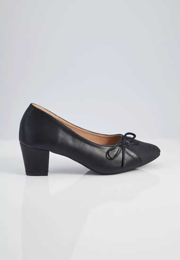 Discount on Polo Hill  shoes - SKU: Polo Hill Ladies Round Toe Bow Tie Heels