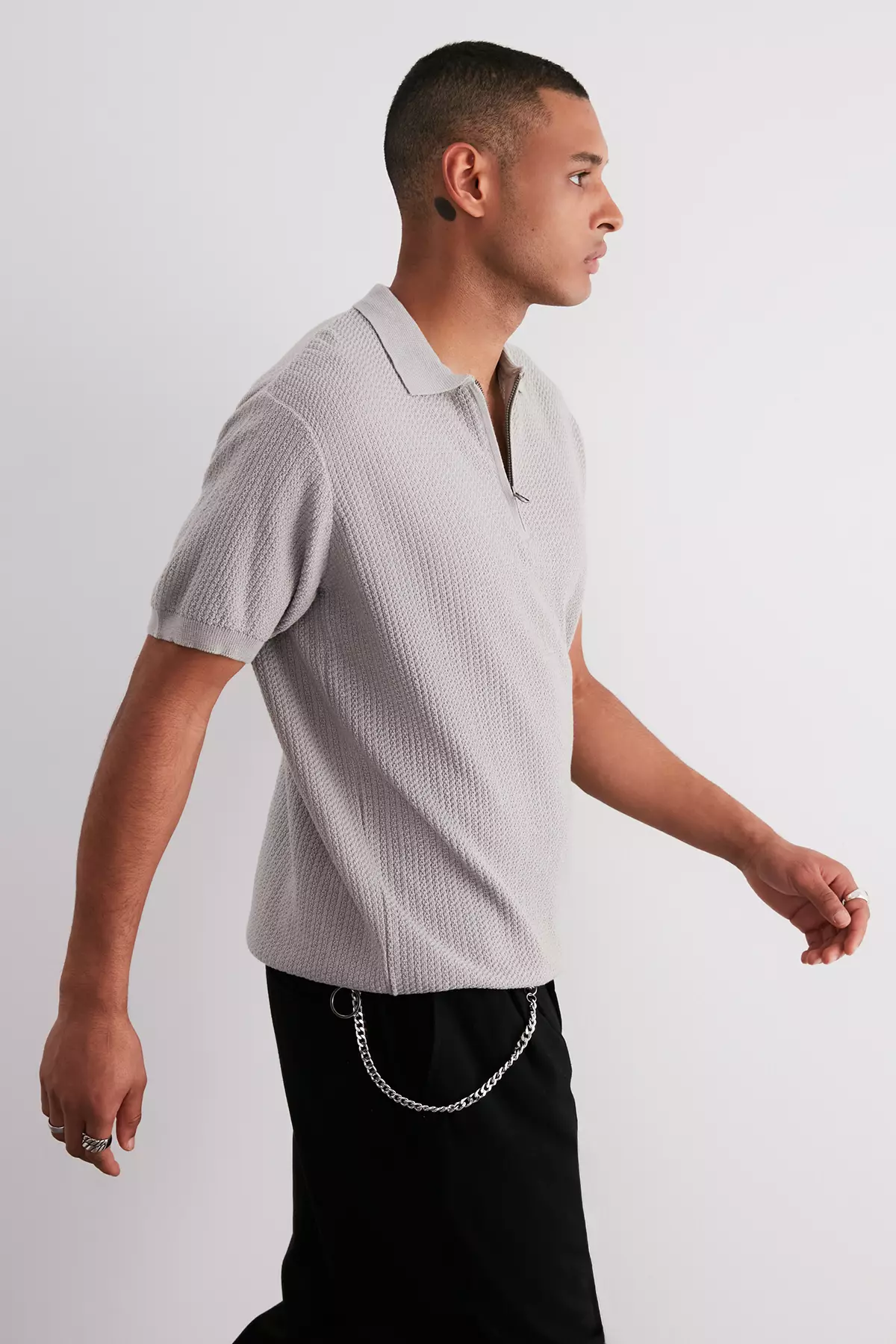 Knit Polo Shirt