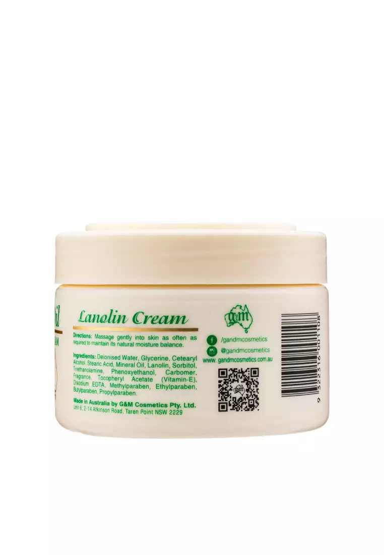 G&M Lanolin Oil Moisturising Cream 250g