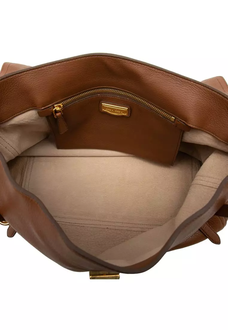Pre-Loved Miu Miu Cervo Paloma Top Handle Bag