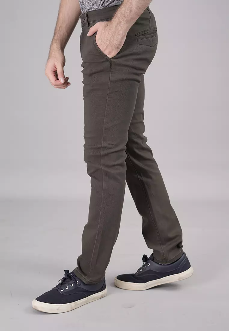LGS - Celana Panjang Chinos - Double Pocket Coklat CCT.567.S040.002.C