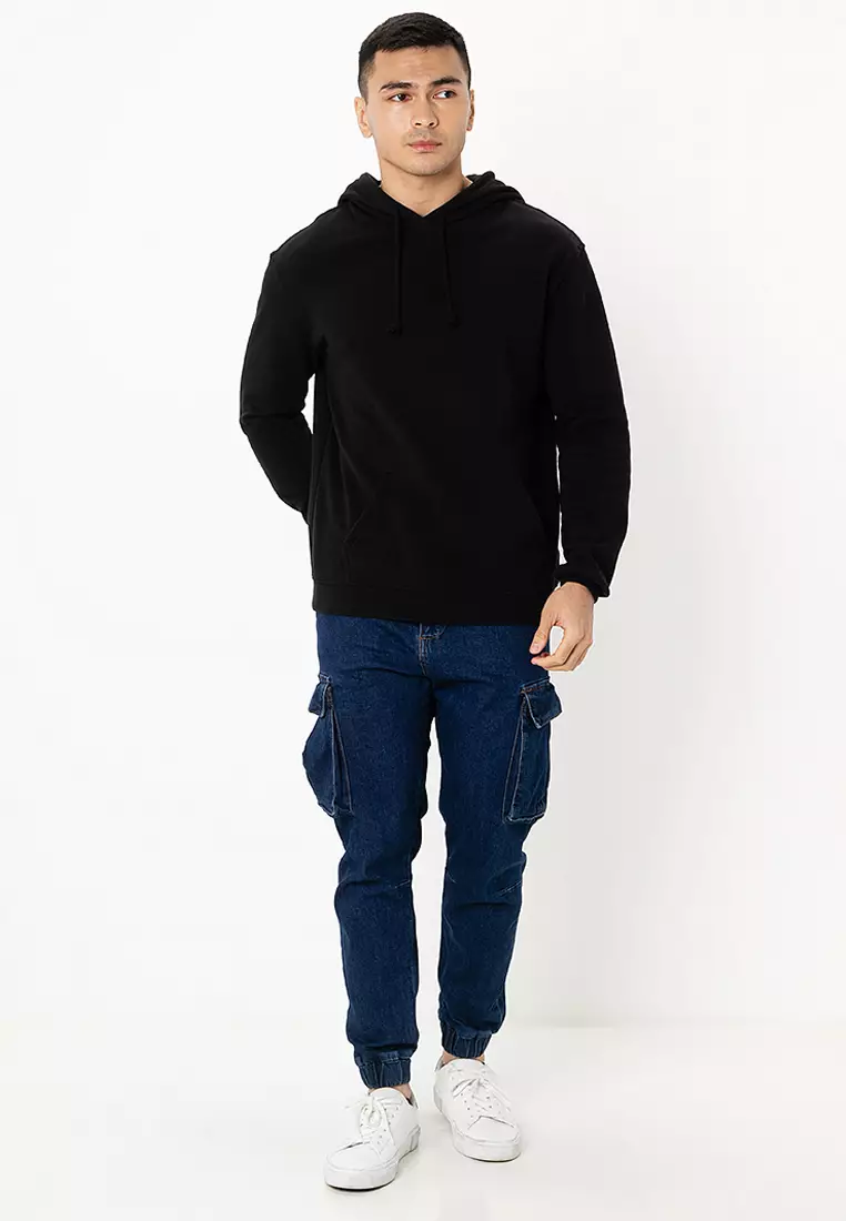 Slim Denim Joggers
