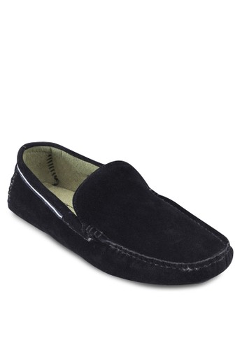 Faux Suedesprit 台中e Moccasins With Grosgrain Taping, 鞋, 鞋