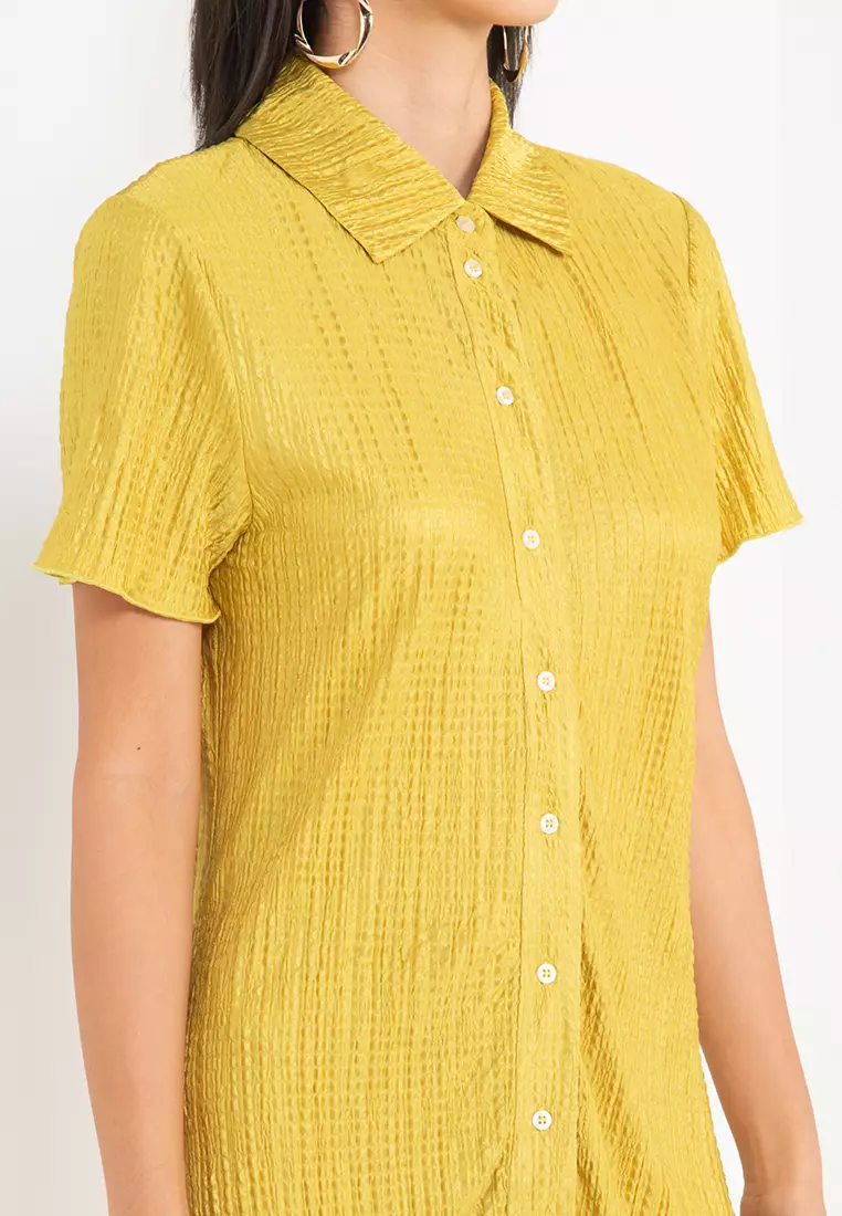 Topshop button best sale down dress