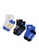 Jordan blue Jordan Unisex Infant's Jumpman 3 Pieces Ankle Socks (6 - 24 Months) - Race Blue 1F3B1KA99D3969GS_1