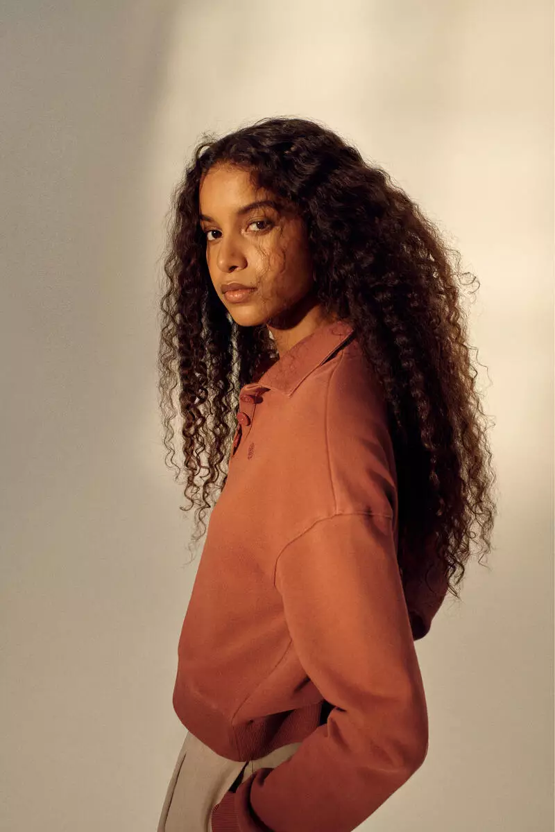 Loose-fit polo shirt