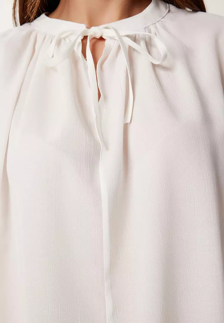 Embroidery Embroidered Linen Blouse