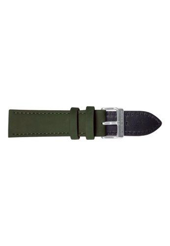Aries Gold green ARIES GOLD GREEN AG-L0050-22 LEATHER STRAP A5BB7ACDA3B84CGS_1
