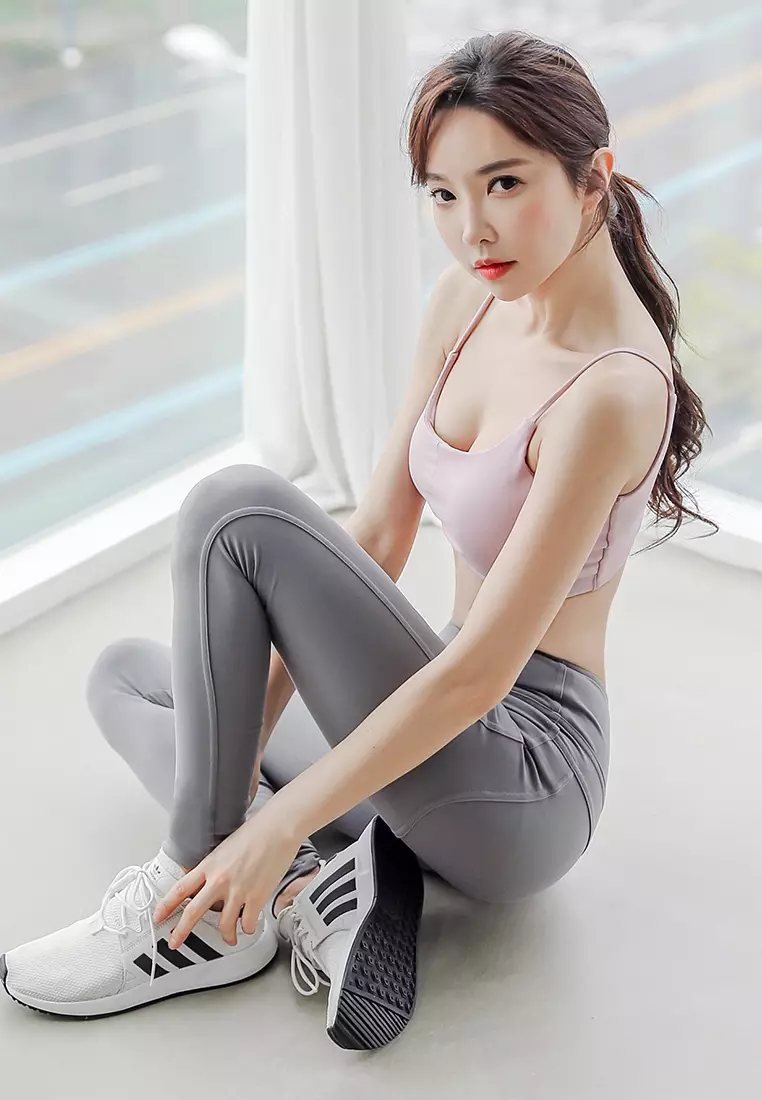 (2PCS) Quick Dry Running Fitness Yoga Dance Set (Bra+Bottoms)