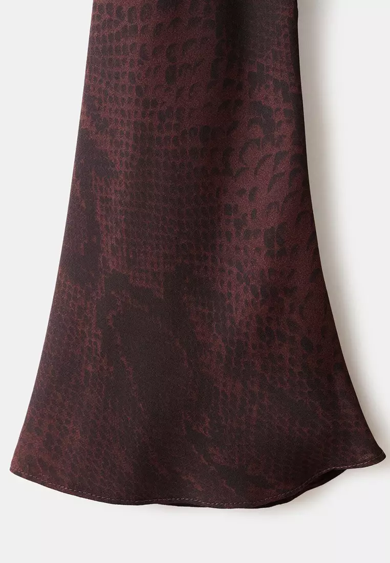 A-Line Animal-Print Dress