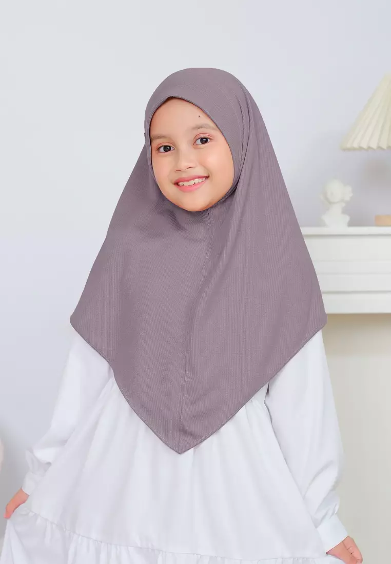 Cotton Bee - Mileya Knit Bergo Anak | Hijab Instan Anak | Kerudung Anak