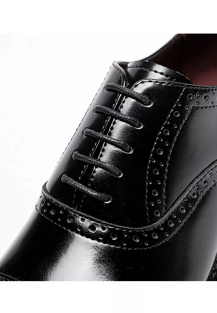 Brogue Leather Cap Toe Business Shoes MK5011-4