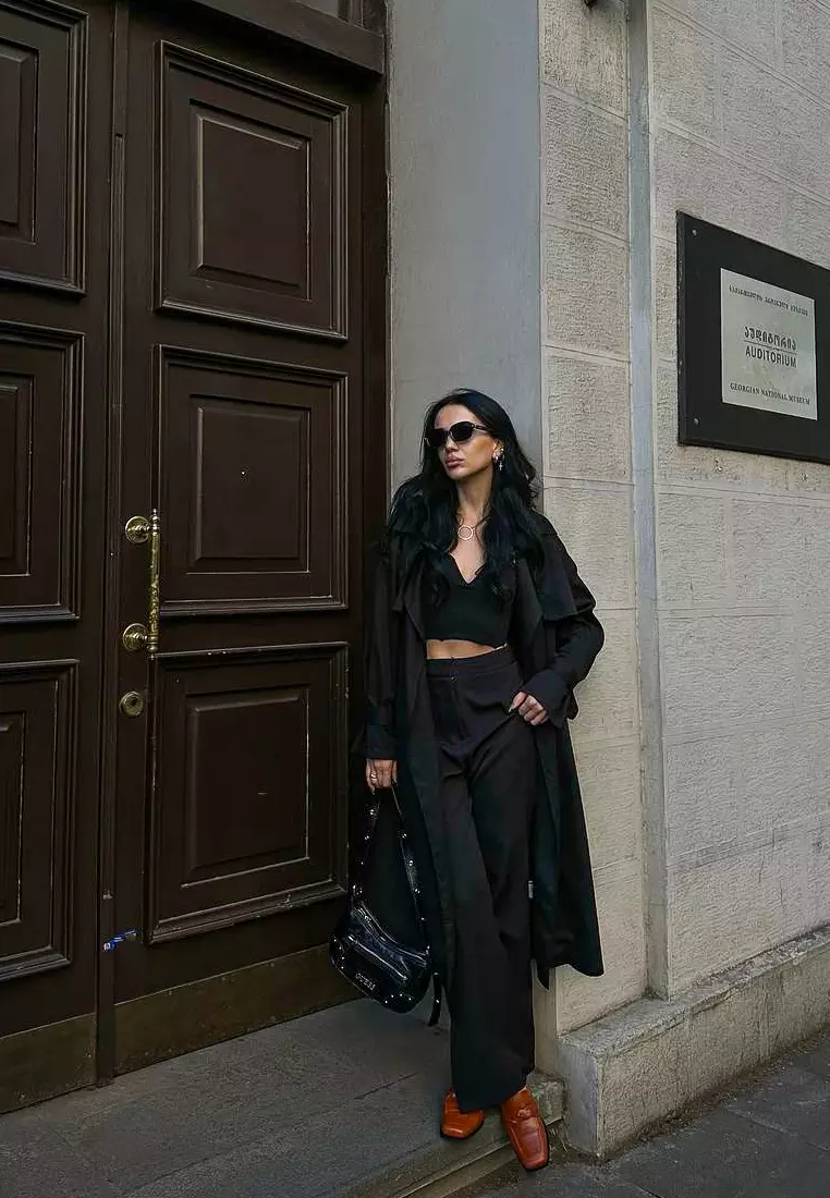 Cognac Soft Faux Leather Braided Loafers