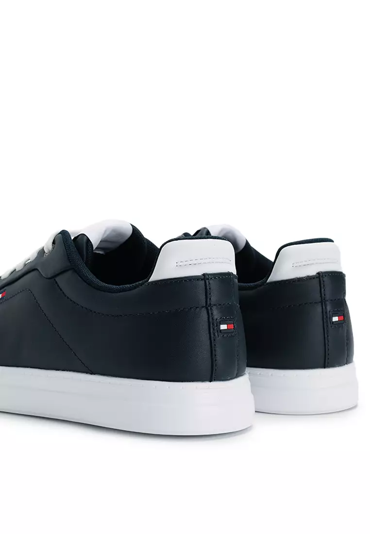 Icon Leather Court Trainers - TH Mainline