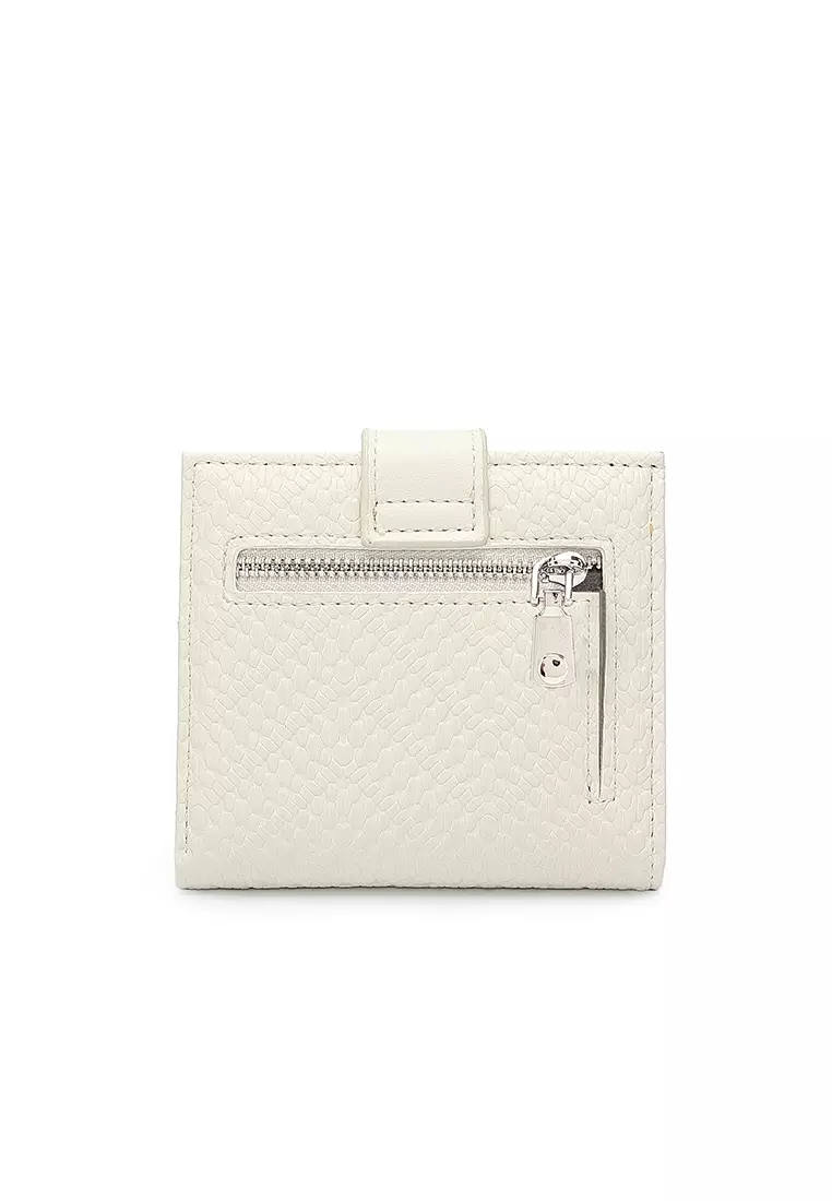 Women's Short Purse / Card Holder - White