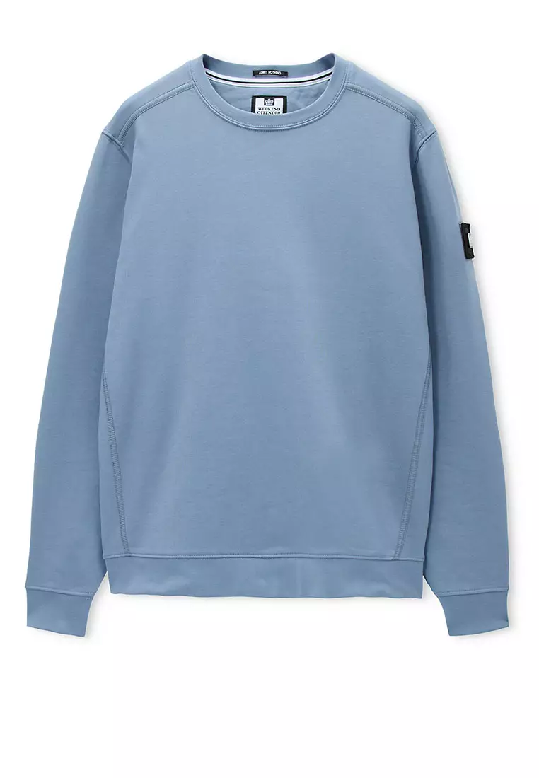 MENS BLUE SHADOW THUNDER CREW WITH PARACHUTE BINDING