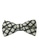 Splice Cufflinks white Folks Series Black Checked Design White Cotton Pre-Tied Bow Tie SP744AC48TZBSG_1