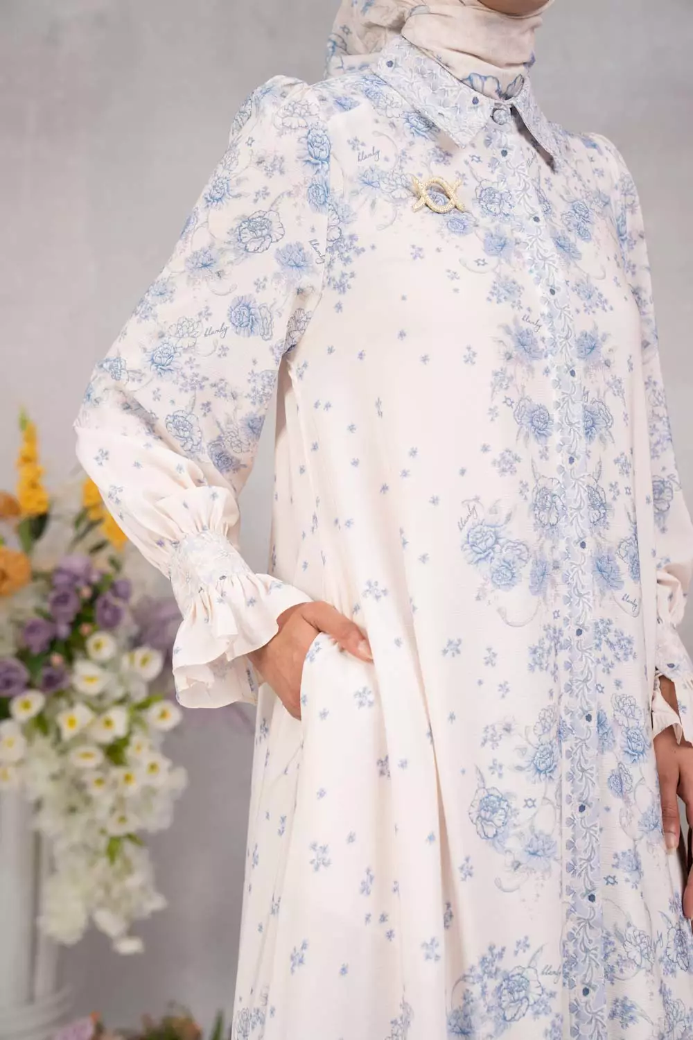 Klamby - Marjorie Dress Sky Mist