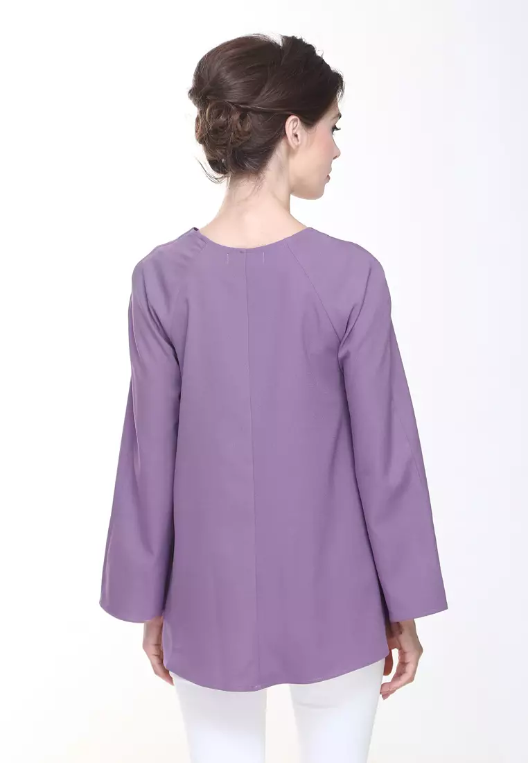 Vivi Top in Dusty Purple