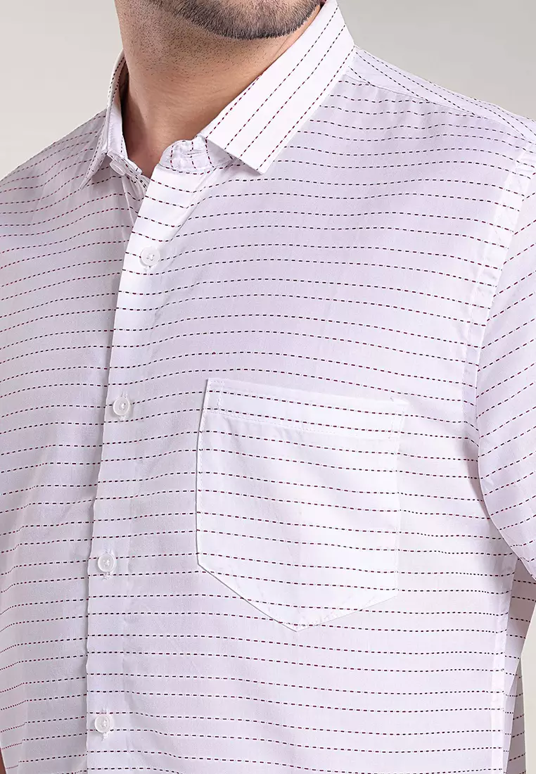 MOC Kemeja Lengan Pendek Pria COLE - WHITE