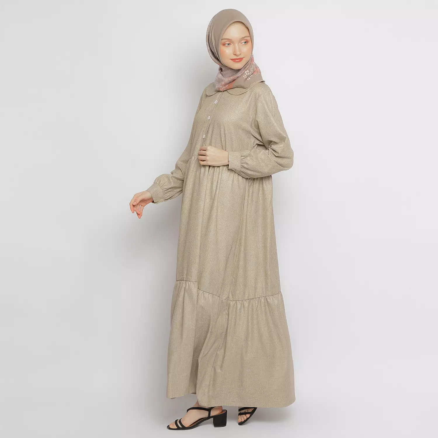 Gamis Wanita GMS 03 Cream